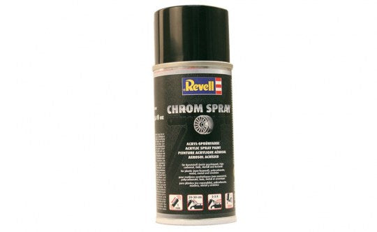 Black Forest® Hobby Supply Co Revell 39628 150ml Acrylic Chrome Spray — Glues, Paints, Tools > Revell