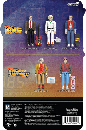 ReAction Back to the Future Part II ReAction+ Wv2 Marty McFly 2015 3¾-inch Retro Action Figure