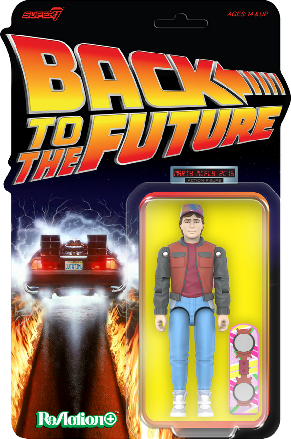 ReAction Back to the Future Part II ReAction+ Wv2 Marty McFly 2015 3¾-inch Retro Action Figure