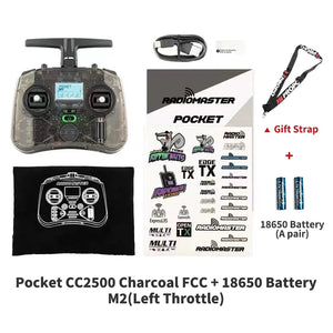 RADIOMASTER RC Pocket Radio Controller (M2) FPV Controller ELRS With RP1 Rx. image 7