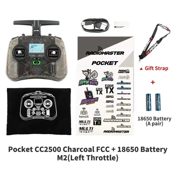 RADIOMASTER RC Pocket Radio Controller (M2) FPV Controller ELRS With RP1 Rx. image 7