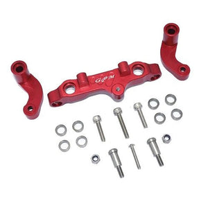 GPM Racing MAKX048B-R Aluminum Steering Arms Red : 1/5 8S BLX Kraton & Outcast