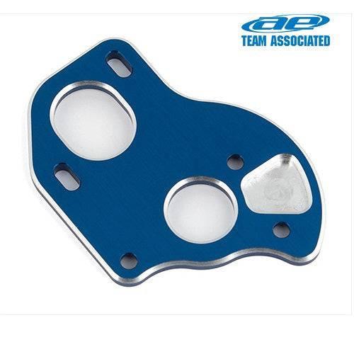 PowerHobby Associated B6.1 Laydown/Layback Motor Plate blue aluminum RC10B6.1 — RC10 Parts