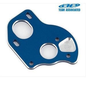 PowerHobby Associated B6.1 Laydown/Layback Motor Plate blue aluminum RC10B6.1 — RC10 Parts