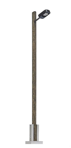 Black Forest® Hobby Supply Co Busch 4159 HO Scale Wooden-Mast Streetlights -- 2-3/4" 7cm — HO Scale Lighting > Busch