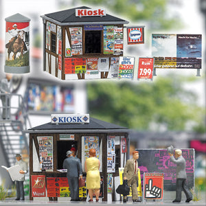 Busch 1494 HO Scale Half-Timbered Kiosk Kit