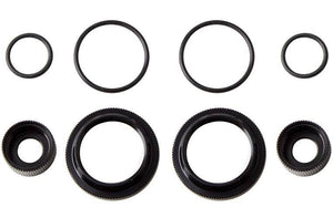 Associated 91909 12mm Shock Collar / Seal Retainer Set Black RC10B6.1