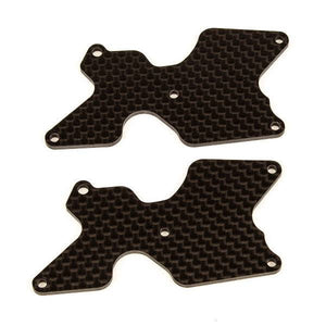 Associated 81542 RC8B4 Rear Suspension Arm Inserts Carbon Fiber 2mm