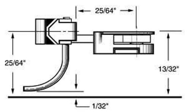 Kadee #31 HO Scale Coupler Long (25/64") Underset Shank (Two pair)