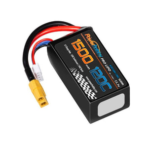 Powerhobby 3S 11.1V 1500mah 120C Lipo Battery w XT60 Plug