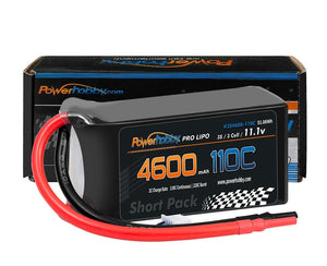 Powerhobby 3S 11.4V 4600mah 110C-220C Short Drag Racing Lipo Battery