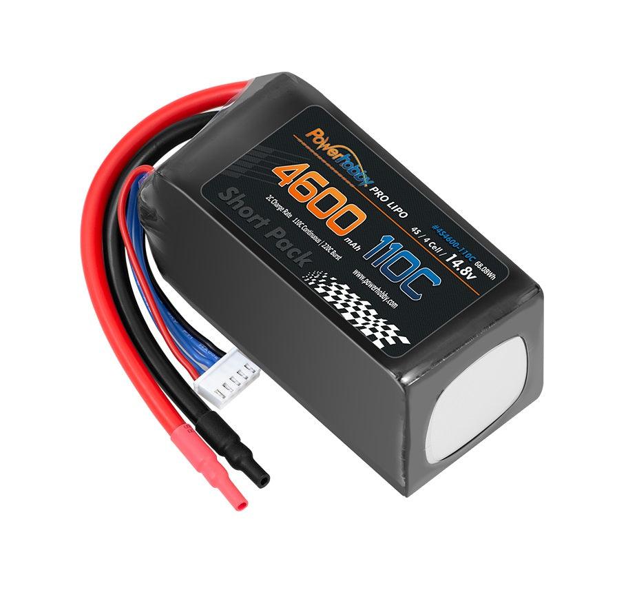 Powerhobby 3S 11.4V 4600mah 110C-220C Short Drag Racing Lipo Battery