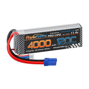 Powerhobby 3s 11.4V 4000mah 120c Graphne + HV Lipo Battery w EC5 Plug