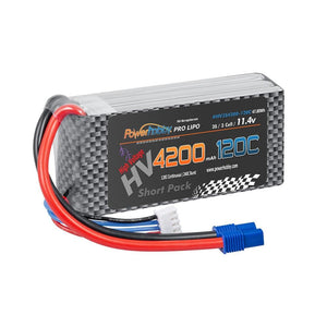 Powerhobby 3s 11.4V 4200mah 120c Graphne + HV Lipo Battery w EC3 plug