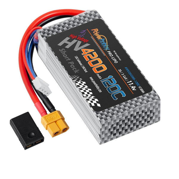 Powerhobby 3s 11.4V 4200mah 120c Graphne + HV Lipo Battery w XT60 plug