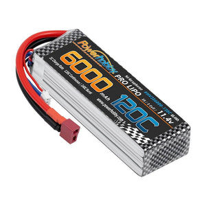 Powerhobby 3s 11.4V 6000mah 120c Graphne + HV Lipo Battery w Deans Plug