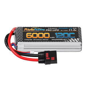 Powerhobby 3s 11.4V 6000mah 120c Graphne + HV Lipo Battery w QS8 Plug 8AWG Wire