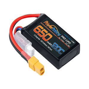 Powerhobby 3S 11.1V 650mAh 120C GRAPHENE  Lipo Battery w XT60 Plug