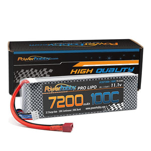 Powerhobby 3S 11.1V 7200MAH 100C-200C lipo Battery w DEANS Plug