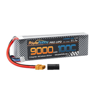 Powerhobby 3S 11.1V 9000mah 100C GRAPHENE Lipo Battery w XT60 + Adapter