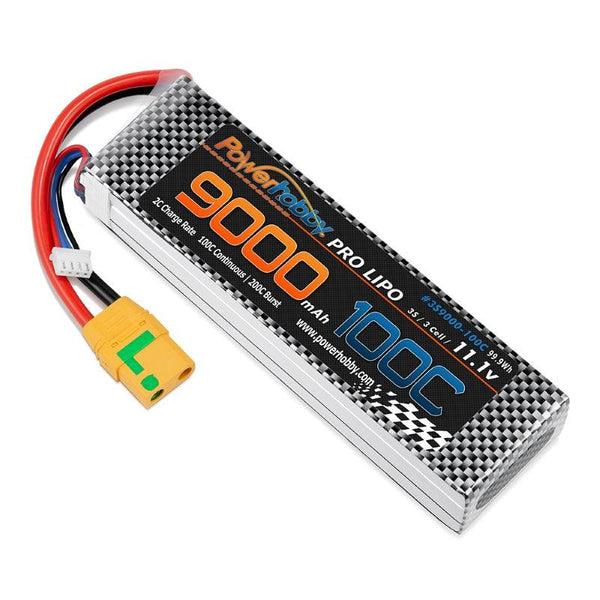 Powerhobby 3S 11.1V 9000mah 100C GRAPHENE Lipo Battery w XT90 Plug