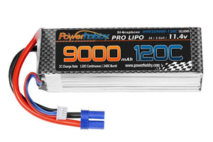 Powerhobby 3S 11.4V 9000mah 120C GRAPHENE + HV Lipo Battery w EC5 Plug
