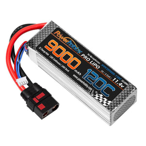 Powerhobby 3S 11.4V 9000mah 120C GRAPHENE + HV Lipo Battery w QS8 Plug 8AWG Wire