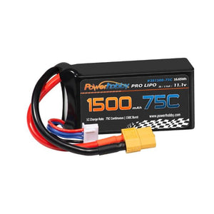 Powerhobby 3S 11.1V 1500mah 75C Lipo Battery w XT60 Plug