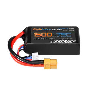 Powerhobby 3S 11.1V 1500mah 75C Lipo Battery w XT60 Plug