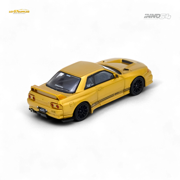 (Pre-Order) INNO64 Top Secret BNR32 GT-R 650R Gold 1:64