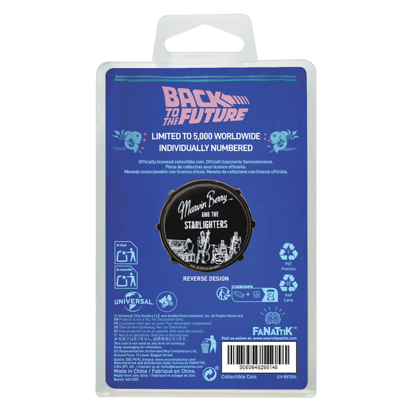 Back to the Future Limited Edition Marvin Berry & The Starlighters Coin