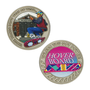 Back to the Future Part II Limited Edition Hoverboard Coin