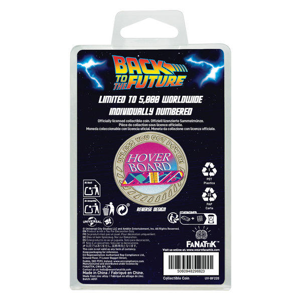 Back to the Future Part II Limited Edition Hoverboard Coin