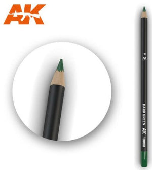 Black Forest® Hobby Supply Co AK Interactive 10008 Weathering Pencils: Dark Green (5/Bx) — Glues, Paints, Tools > AK