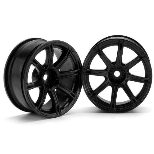HPI Racing 3307 Work Emotion XC8 Wheel 26mm 6mm Offset Black(2) Sprint 2 / Nitro RS4