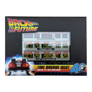 Back to the Future 40th Anniversary Time Circuits Ingot