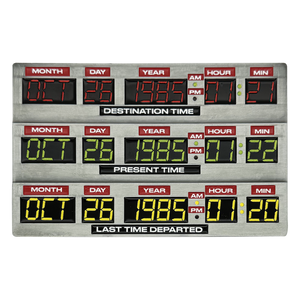 Back to the Future 40th Anniversary Time Circuits Ingot