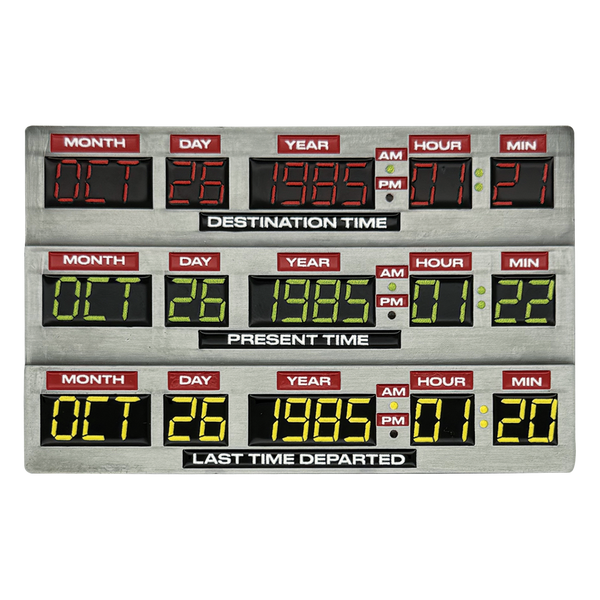 Back to the Future 40th Anniversary Time Circuits Ingot