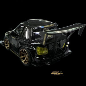 YM Model Subaru Impreza WRX STI Voltex Black Gold 1:64