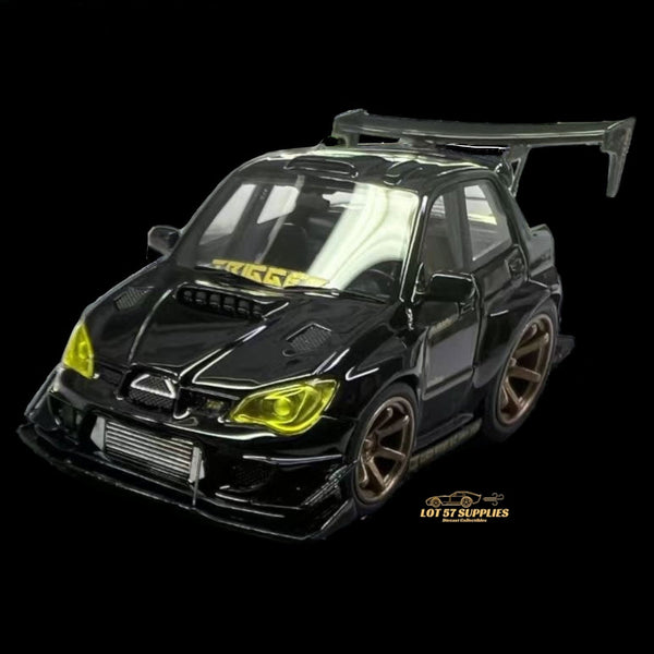 YM Model Subaru Impreza WRX STI Voltex Black Gold 1:64