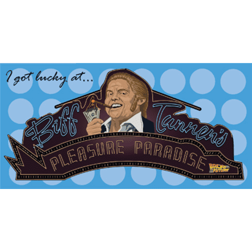 Back to the Future™ Back to the Future Part II Biff's Pleasure Paradise Beach Towel