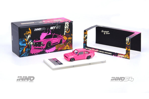 Inno64 Ford Escort MK2 Pandem "Emotion" Retro Havoc Pink 1:64 IN64R-MK2P-ERH