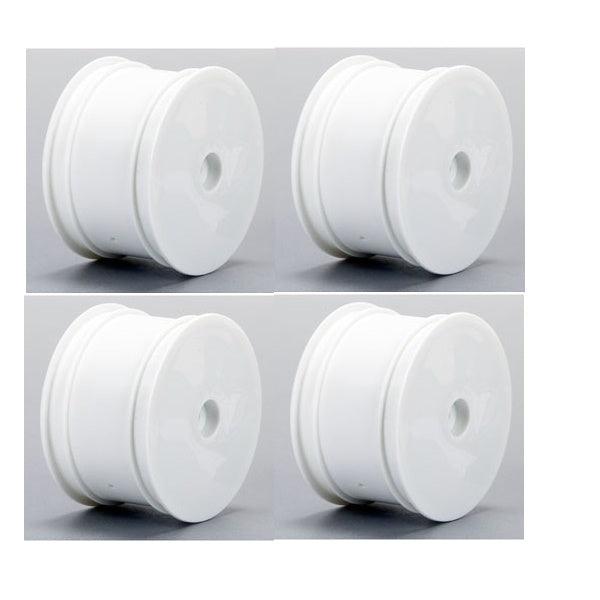 LOSI LOS41003 Front / Rear Wheel Set White (4) Mini 8T