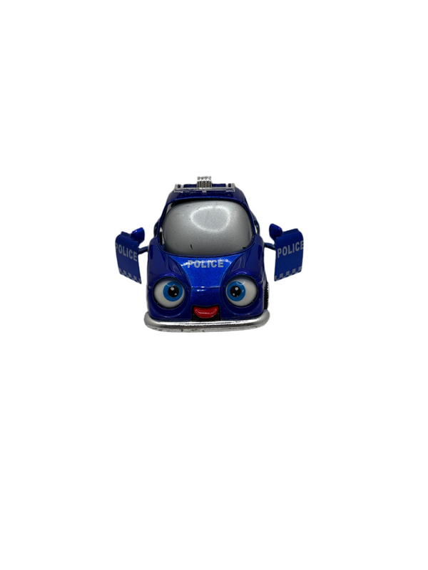 S and E Hobbies and Collectables Junye Toys Police Car Diecast Blue