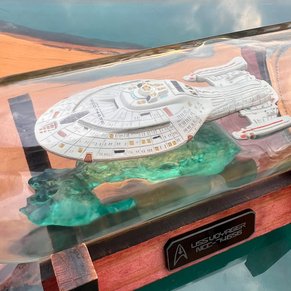 Star Trek NCC-74656 Voyager in a Bottle