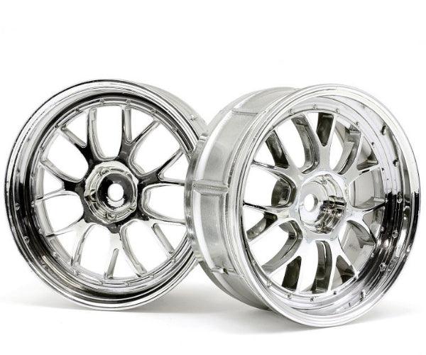 HPI Racing 33459 LP29 LM-R Wheel Chrome (2) Sprint 2 / Nitro RS 4 / E10