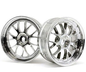 HPI Racing 33459 LP29 LM-R Wheel Chrome (2) Sprint 2 / Nitro RS 4 / E10