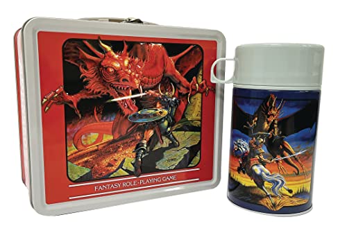 Little Shop of Magic Dungeons & Dragons: 1983 Player's Manual Lunchbox and Thermos — Toys and Collectible