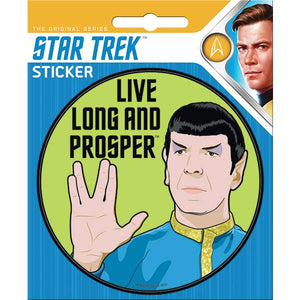 Little Shop of Magic Star Trek: Live Long and Prosper Stickers — Toys and Collectible