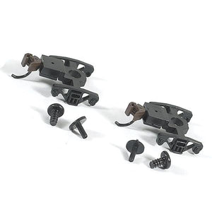 Bachmann 42535 N Roller Bearing Freight Trucks No Wheels (2)